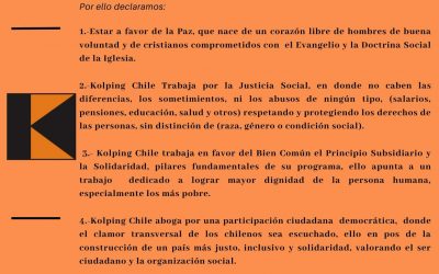 Kolping Chile Trabaja por la Paz la Justicia y la Democracia